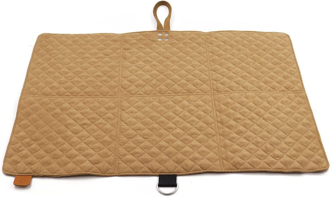 Paws&Co Hundedecke für unterwegs faltbar tragbar perfekt für Camping Picknick Outdoor 75x50cm (M, Br