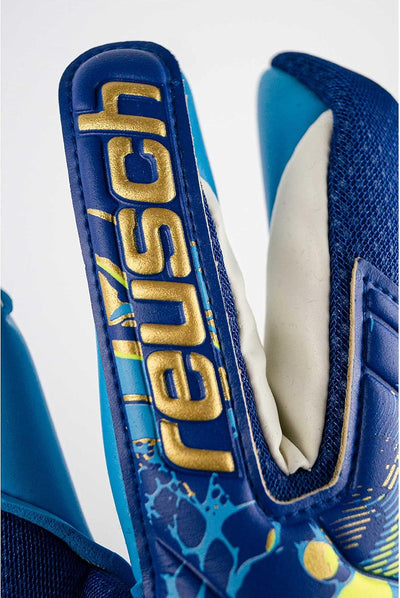 Reusch Unisex – Erwachsene Torwarthandschuhe Attrakt Aqua mit Hervorragendem Grip und Innennaht Schn