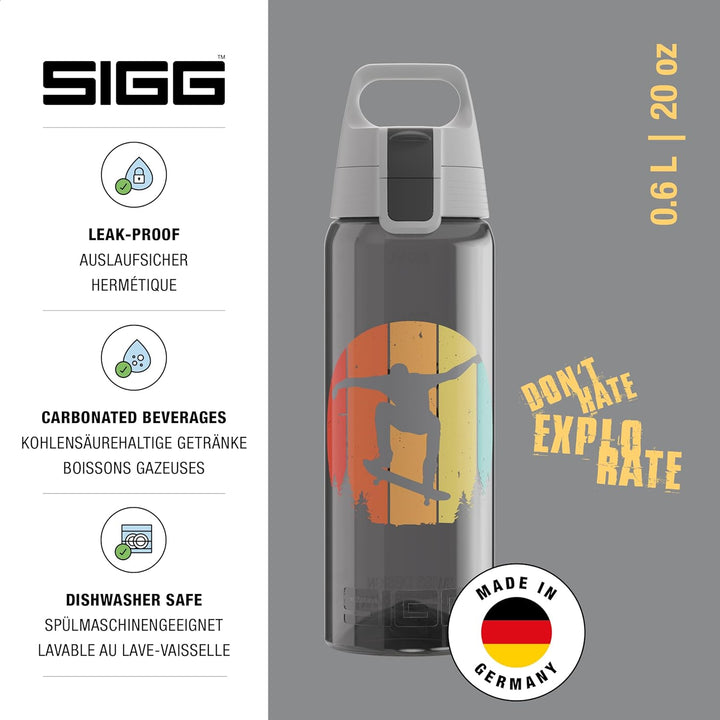 Sigg - Tritan Trinkflasche - Total Color ONE - Für Kohlensäurehaltige Getränke Geeignet - Spülmaschi