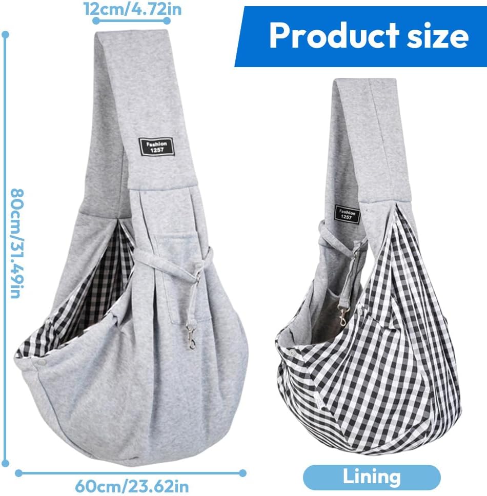 Hundetrage, Hundetragetuch, Umhängetasche für Haustiere, Hundetasche, Tragetasche Hund, Hunde Traget