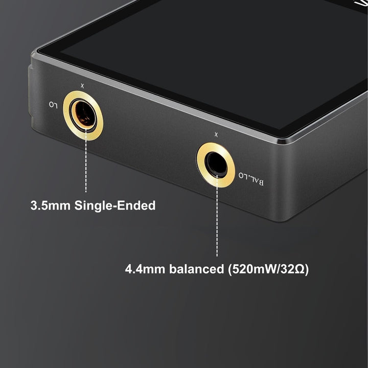 F20 Pro Android Hi-Res Musikplayer mit Dual ESS9018 DAC, DSD512, Spotify & Tidal Support, WLAN & BT