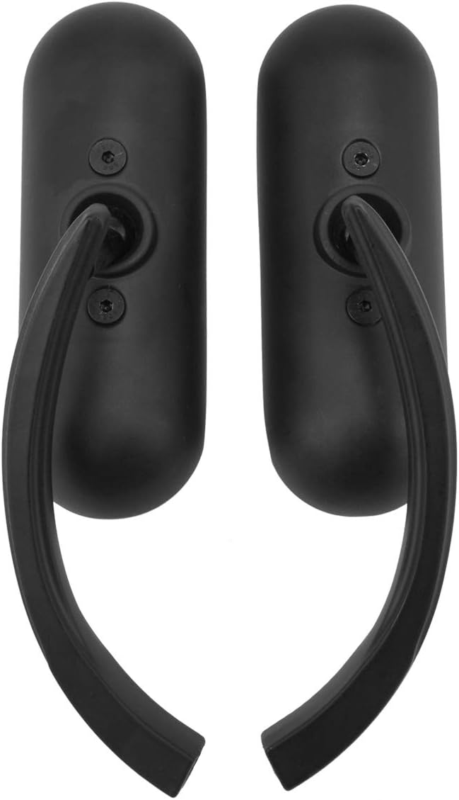 NATGIC 1 Paar Universal Motorrad Rückspiegel Mini Oval Motorrad Endspiegel Einstellbares DIY-Werkzeu