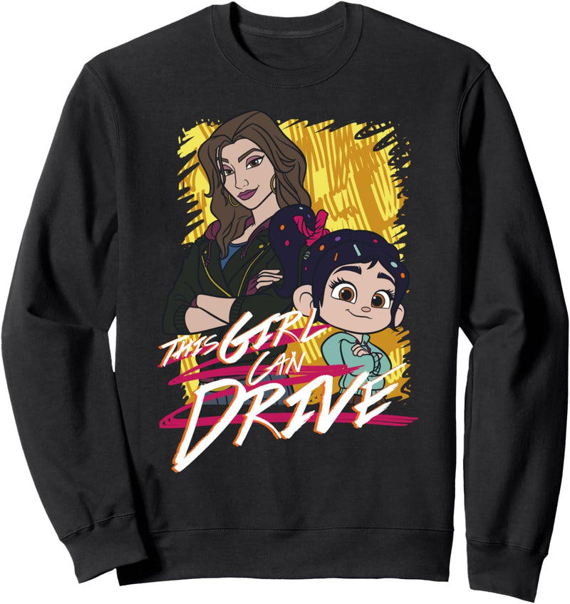 Disney Wreck-It Ralph 2 This Girl Can Drive Portrait Sweatshirt