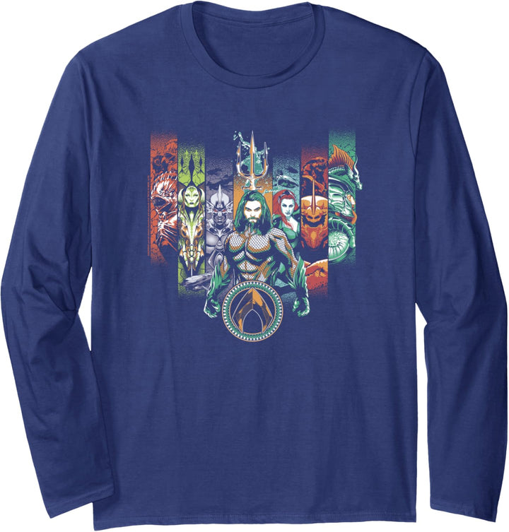 Aquaman Movie Unite The Kingdoms Langarmshirt
