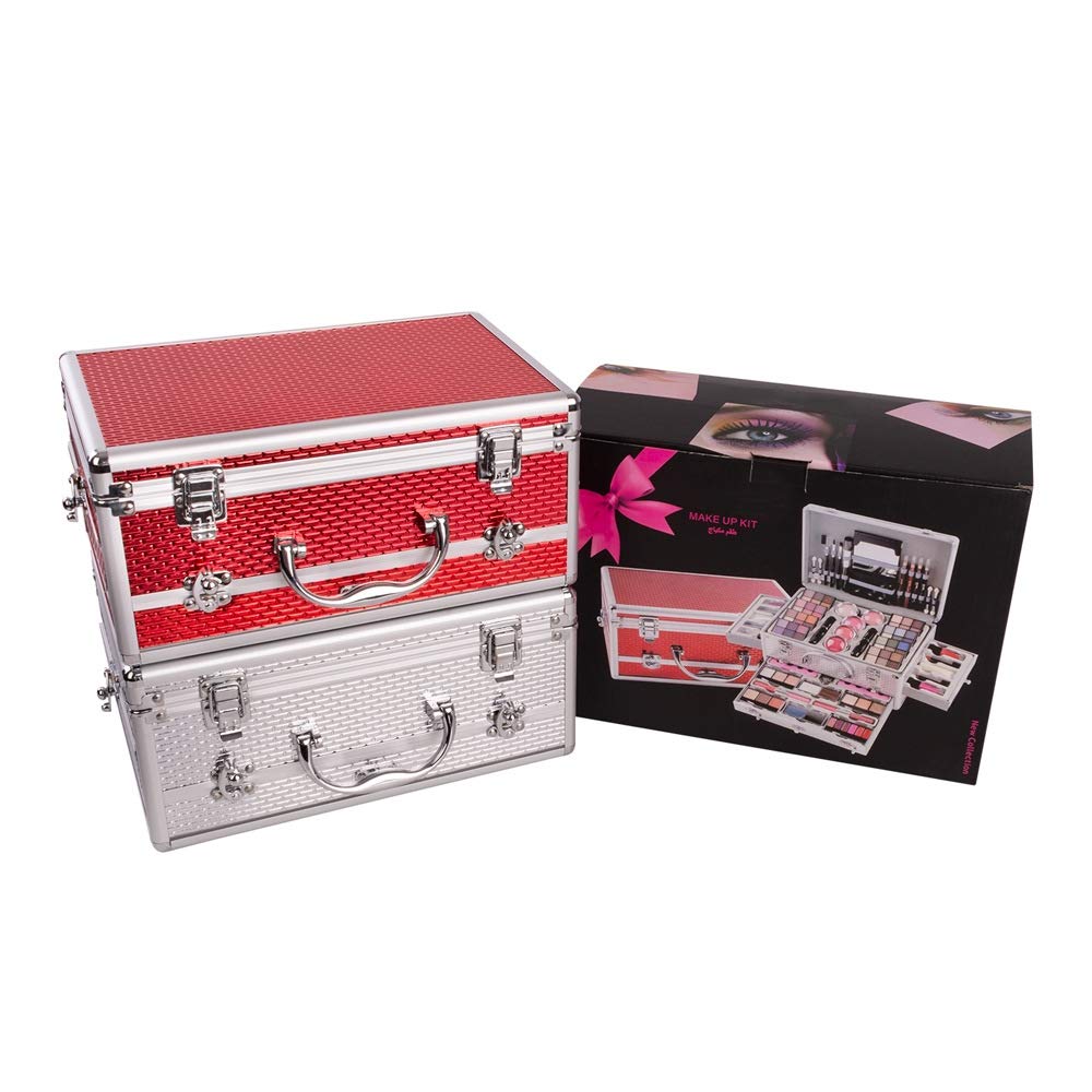 CHSEEO Schmink Geschenkset Make-Up Set Kosmetik Makeup Paletten Schminkkoffer Schminke für Gesicht,