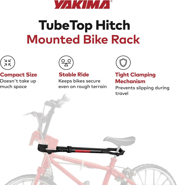 YAKIMA - TubeTop Hitch Mounted Bike Rack einfarbig, einfarbig