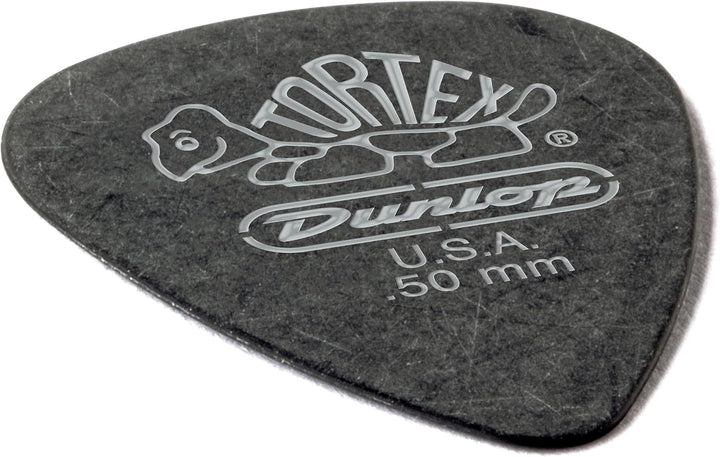 Médiators Jim Dunlop 0,50mm Tortex Pitch Black 0,50mm sachet de 72 Sachet de 72 0,50mm, Sachet de 72