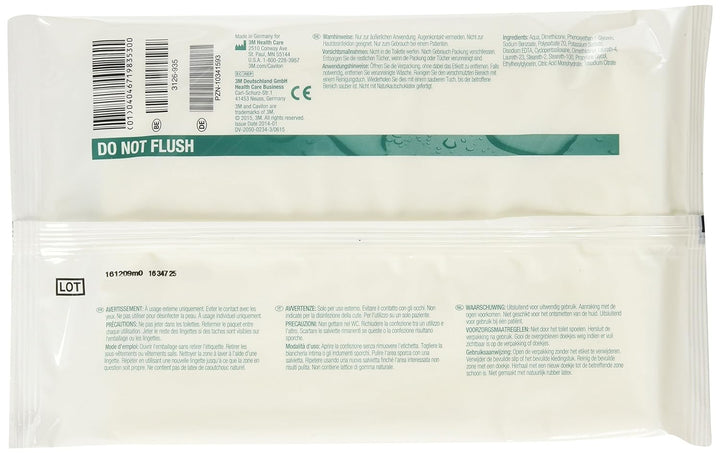 3M Cavilon™ Reinigungstücher für Inkontinenz, 20 x 30 cm, Packung mit 96 Stück (12 Beutel mit 8 Stüc