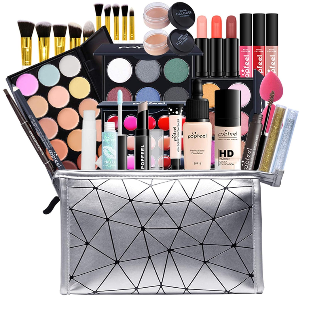 FantasyDay Multifunktions Exquisite Kosmetik Geschenkset Make-up Schmink Kit für Gesicht, Augen und