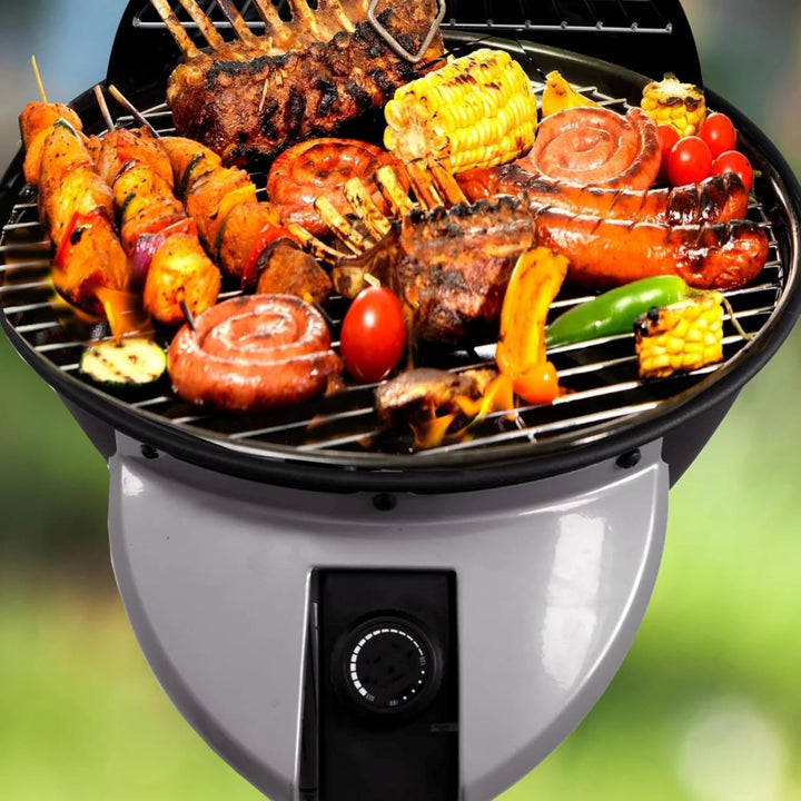 Syntrox Germany Elektrogrill Blumbria, Grillwagen, Überhitzungs- und Trockenschutz, 2000 Watt Leistu