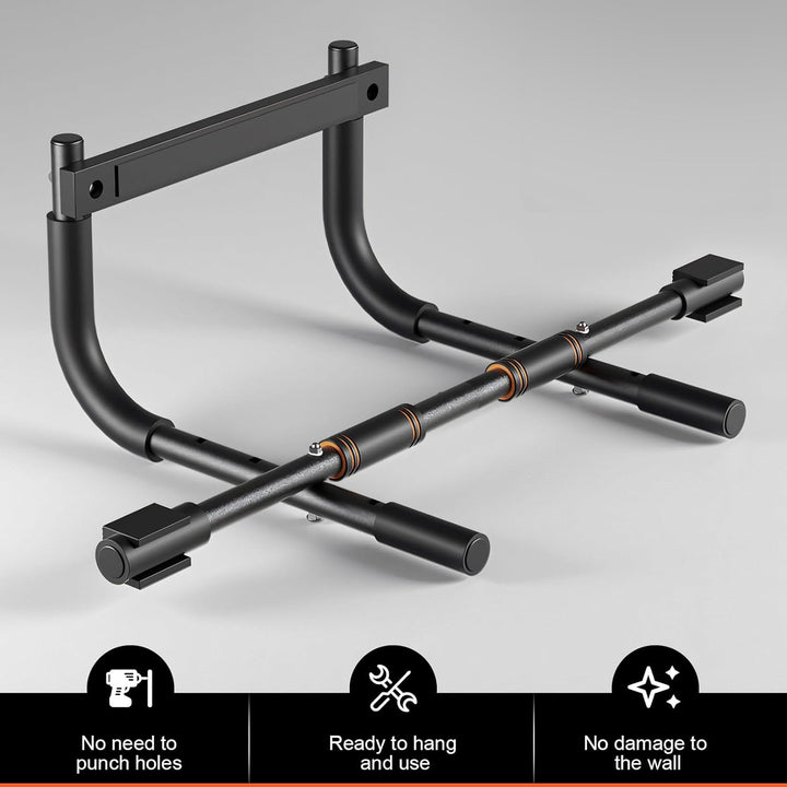 Klimmzugstange Türrahmen, Pull Up Bar Door Frame, bis 200kg Traglast, passend bis 85cm breite Tür, z