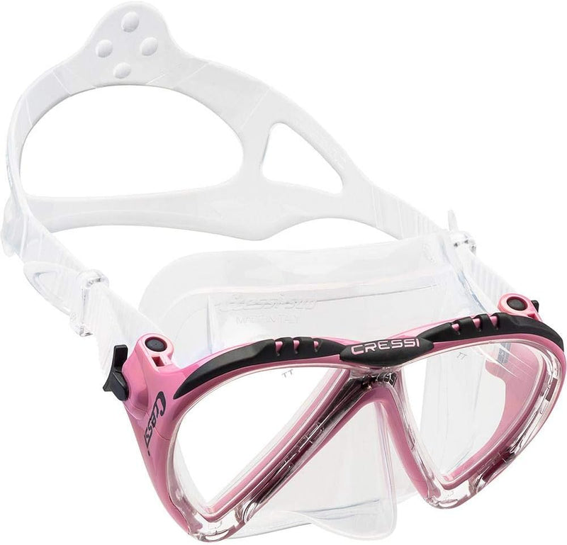 Cressi Tauchmaske Lince Low Volume Made In Italy Rosa, Rosa