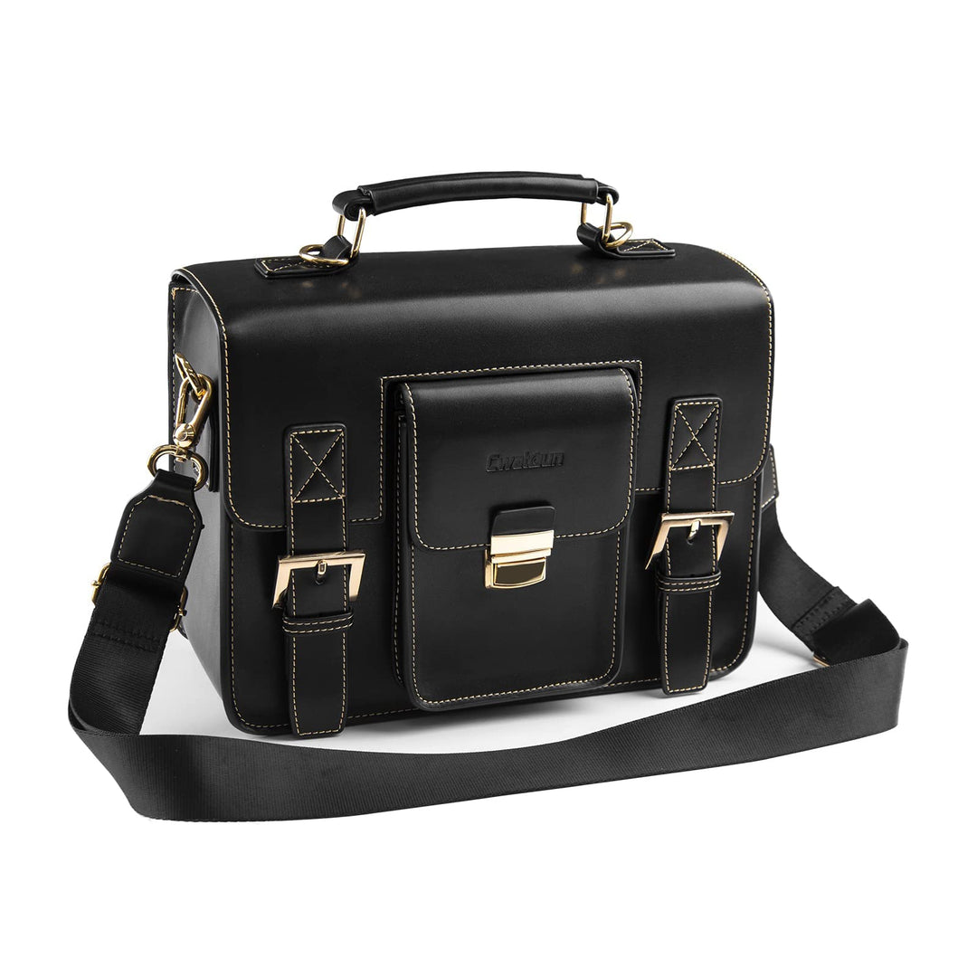 Cwatcun Kameratasche Kamera Umhängetasche Kompaktkamera Tasche Wasserdicht Retro Kompatibel für Cano
