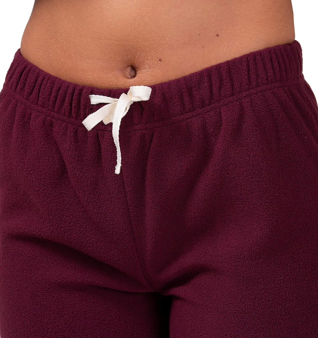 SLOUCHER Fleece-Anzug Hausanzug aus wärmenden Fleece für Damen, Farbe:Bordeaux, Grösse:60-62