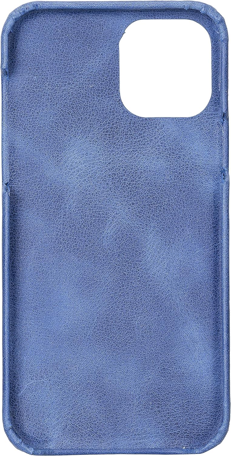 Solo Pelle Lederhülle kompatibel für iPhone 12 Pro Max in 6.7 Zoll abnehmbare Hülle (2in1) inkl. Kar
