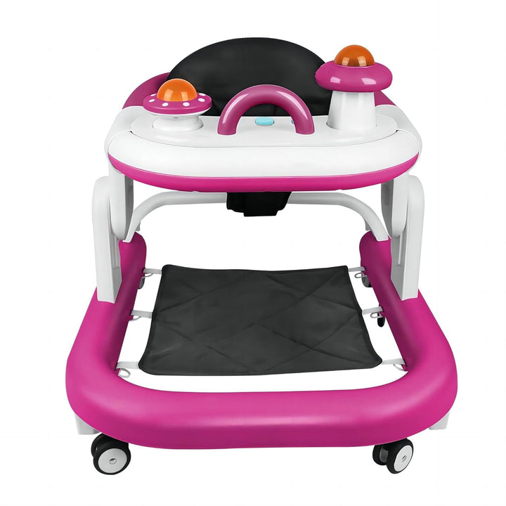 Lauflernhilfe und Aktivitätscenter, 2-in-1, Lauflernhilfe für Babys, mitwachsend, mit Spielcenter un