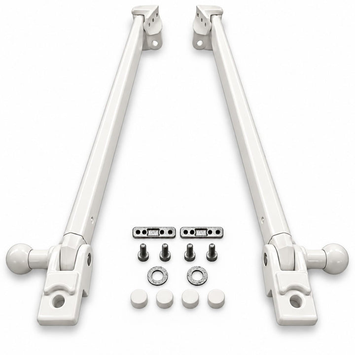 Set Arme für Balkonmarkisen 50 cm (weiss), Weiss