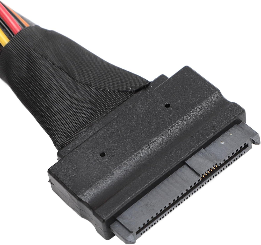NVME PCIe SSD-Kabel, SFF-8654 8I auf 2 X SFF-8639 NVME U.2 Kabeladapter 24 Gbit/s 80 cm für Mainboar