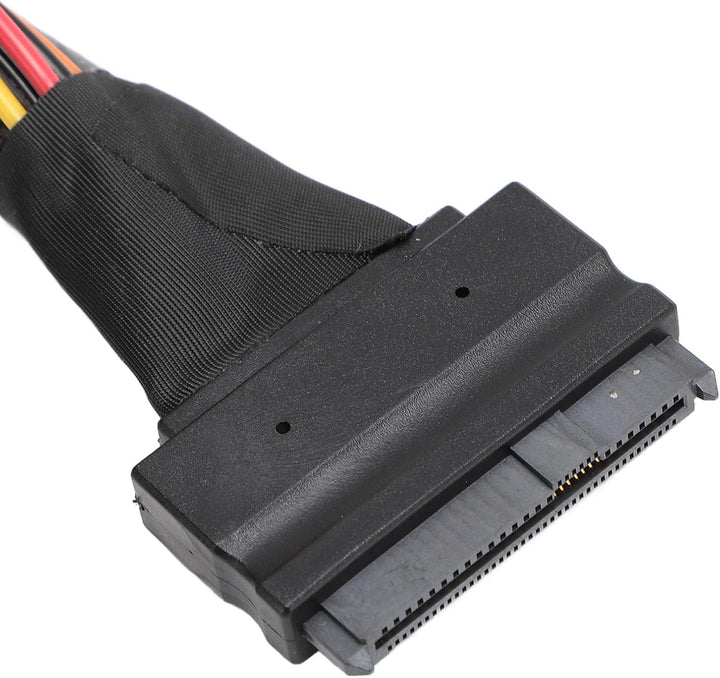 NVME PCIe SSD-Kabel, SFF-8654 8I auf 2 X SFF-8639 NVME U.2 Kabeladapter 24 Gbit/s 80 cm für Mainboar