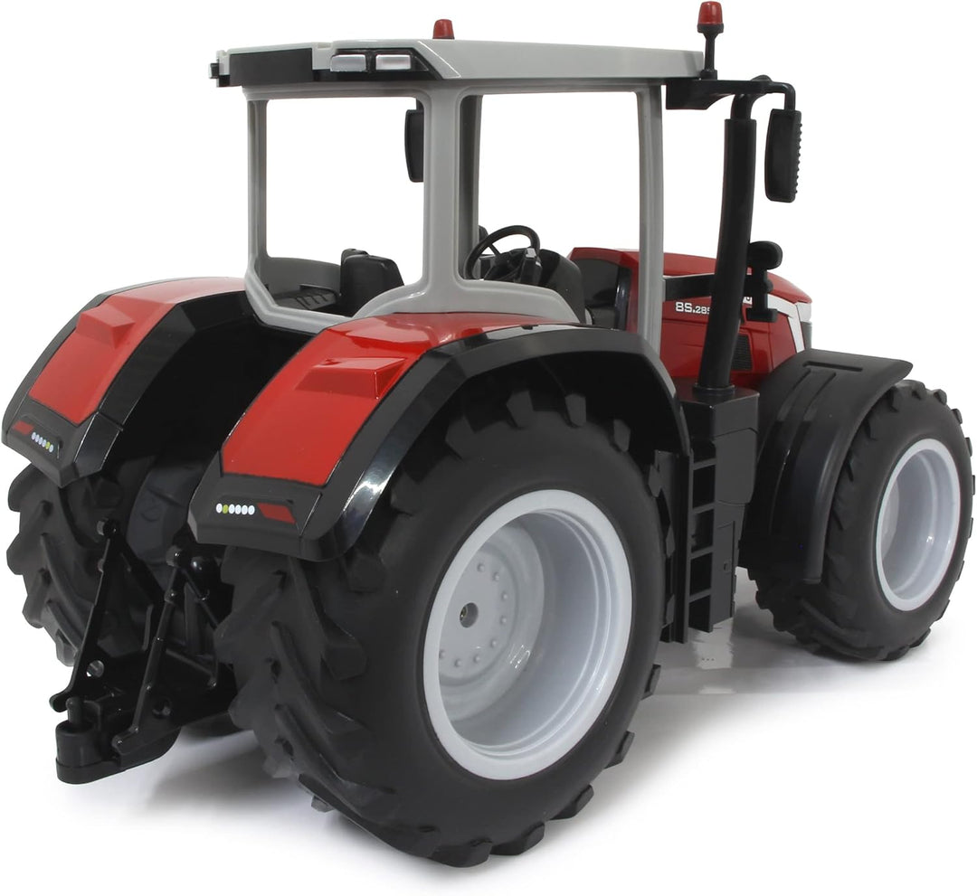 JAMARA 405301 Massey Ferguson 8S.285 1:16 2,4Ghz-RC Traktor, Motorsound (abschaltbar), Rückfahrwarns