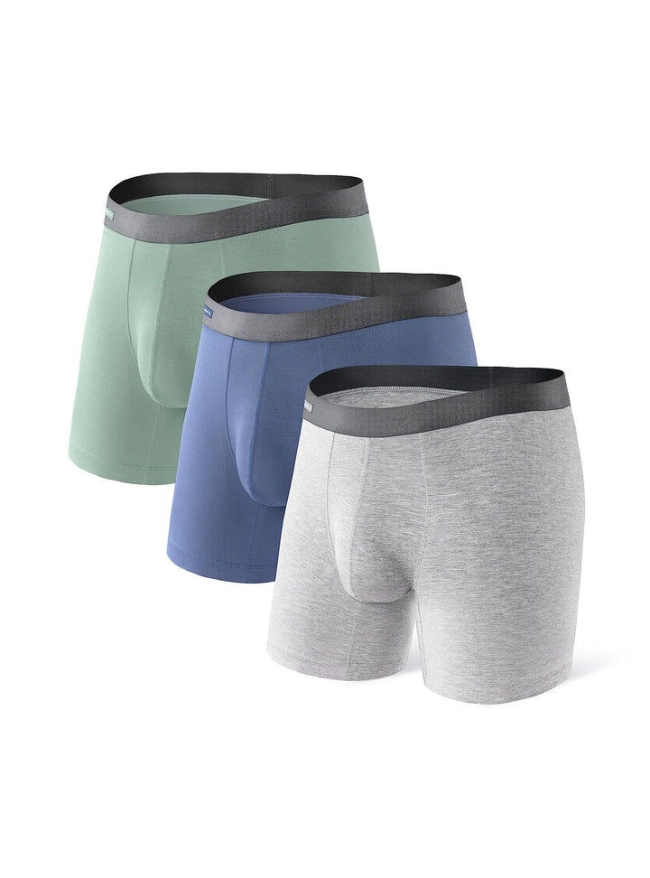 DAVID ARCHY 3/4er Pack Boxershorts, Weich, Hautfreundlich und Luftdurchlässig, Unterwäsche mit Beute