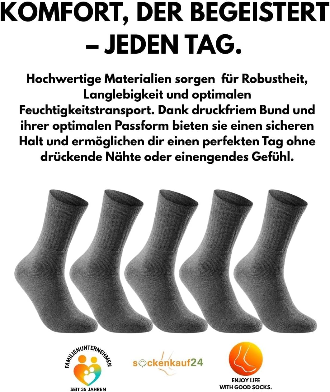 10 | 20 | 30 Paar Sportsocken Tennissocken Arbeitssocken Herren &amp; Damen Socken Baumwolle 35-38 10 Pa