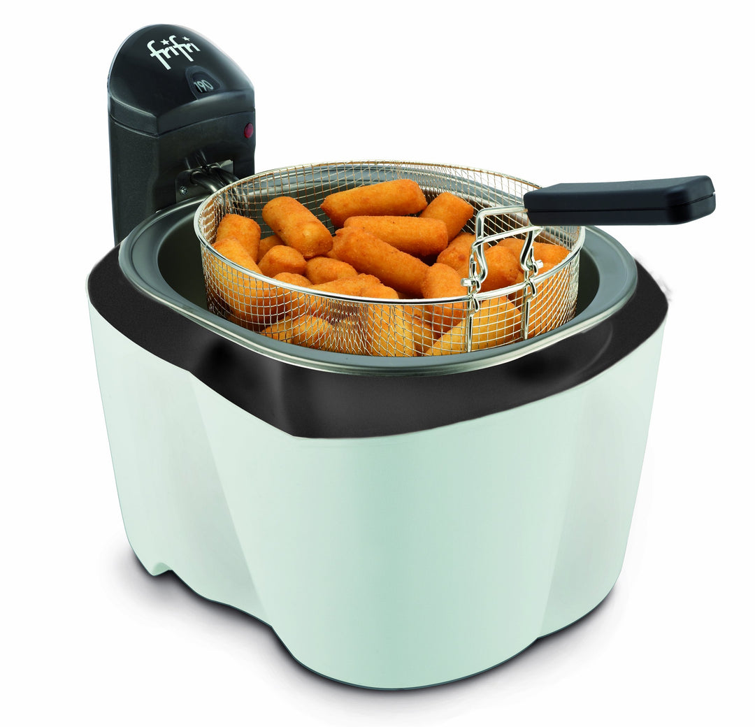 Frifri FI.918 Fritteuse 3 Liter, 2000 W), Weiss/Grau