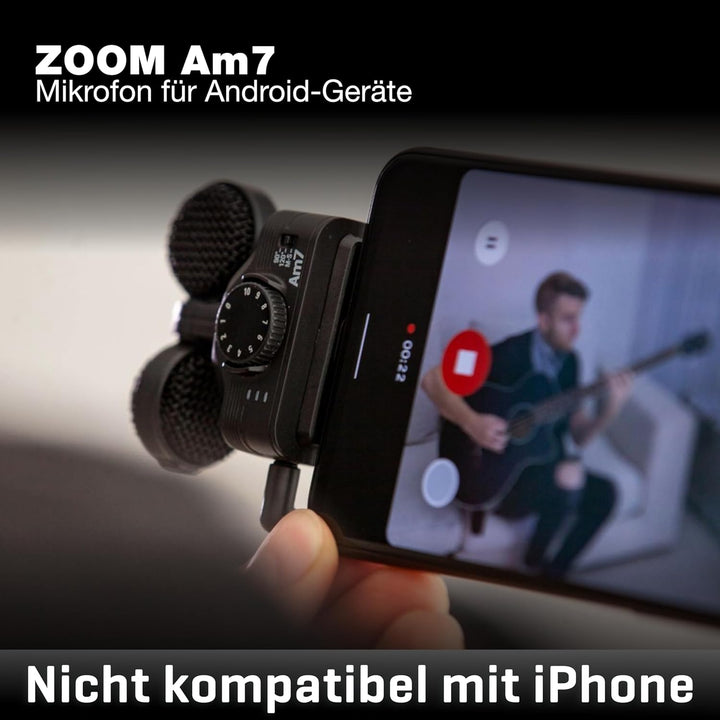 Zoom Am7 MS Stereo Microphone with USB-C plug