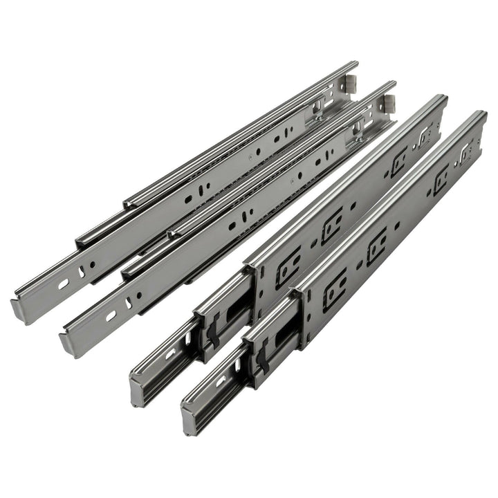 SOTECH 2 Paar (4 Stück) Vollauszüge KV1-45-H45-L650-NF 650 mm (eingeschoben) Kugelführung kugelgelag