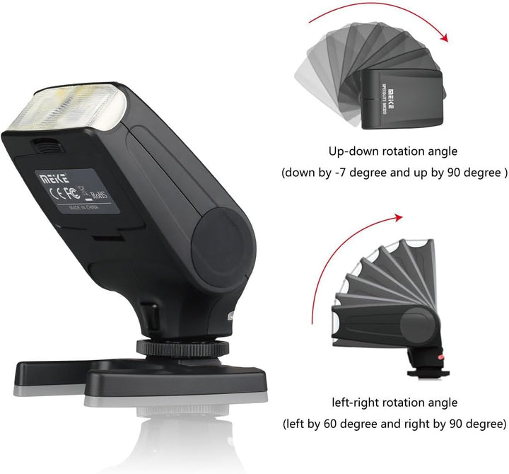 Meike MK-320S Mini TTL Speedlite Automatic Flash for Sony MI Hot Shoe DSLR and Mirrorless Cameras A7
