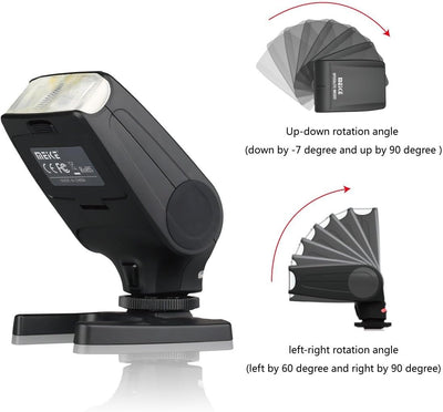 Meike MK-320S Mini TTL Speedlite Automatic Flash for Sony MI Hot Shoe DSLR and Mirrorless Cameras A7