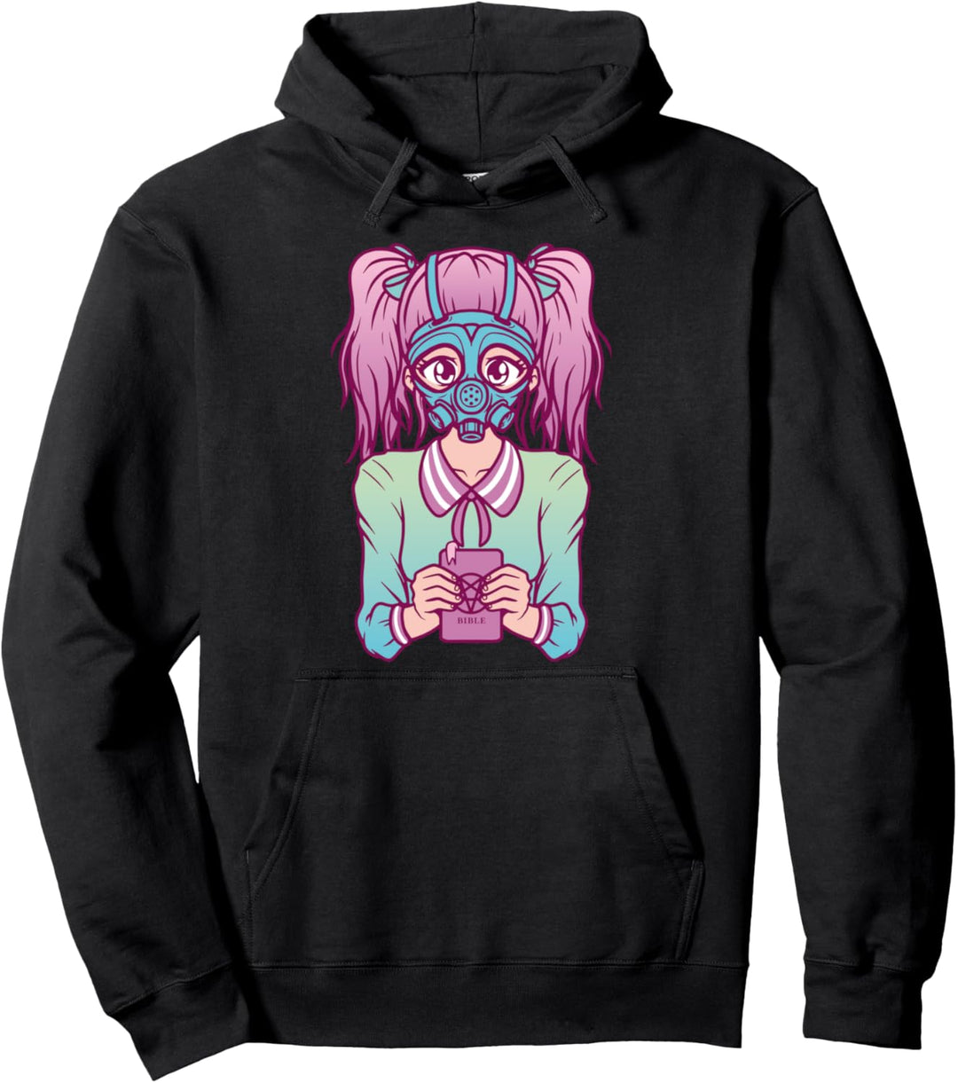 Anime Aesthetic Pastel Goth Conspiracy Sheep Girl Gifts Pullover Hoodie