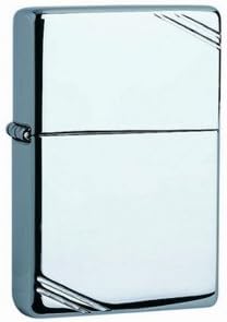Zippo 260 24095 Hexagon Design Benzinfeuerzeug, Messing, Chrome High Polished, Chrome High Polished