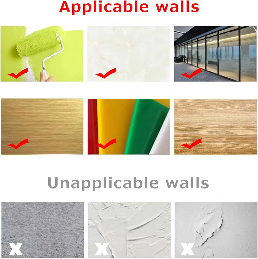 Lyzzxi Tafelfolie Selbstklebend, 50*100cm Magnetfolie Magnetisch Schwarz, Abwischbar Kreidefolie, Ma