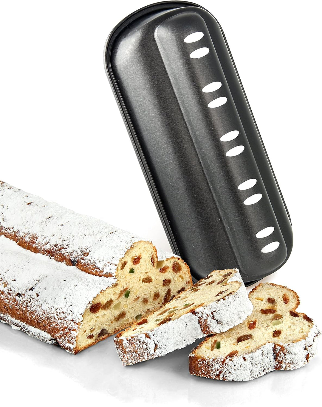 Zenker Stollen-Backform (31 x 7 x 15 cm) SPECIAL SEASON, Stollenhaube mit Antihaftbeschichtung, Back