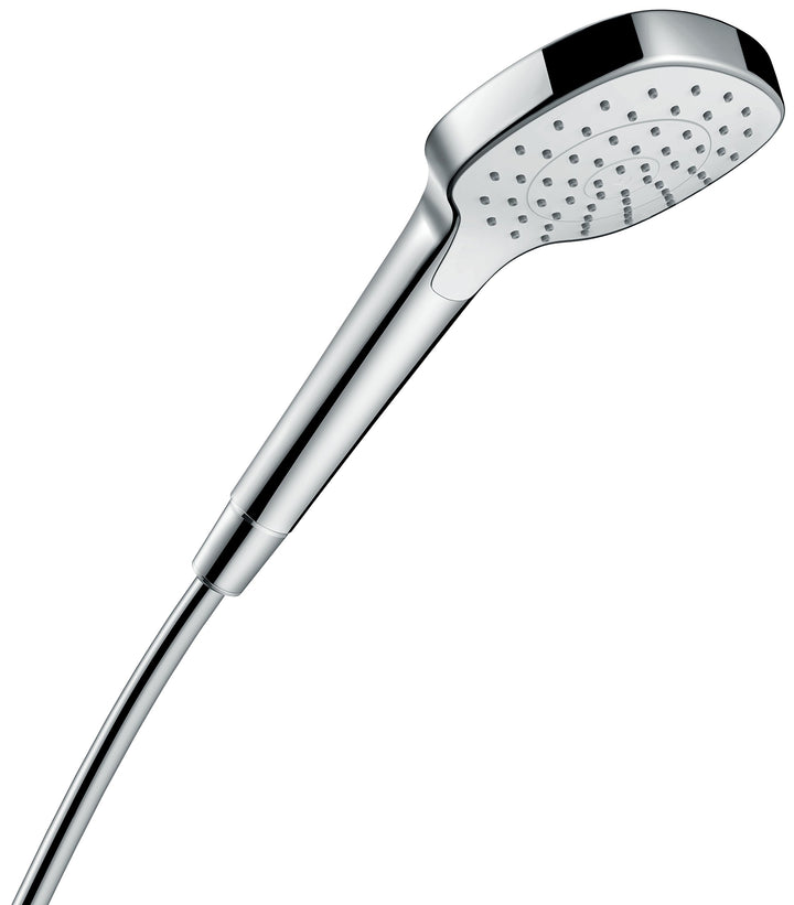 hansgrohe Croma Select E Duschkopf, Weiss/Chrom Weiss/Chrom 1 Strahlart, Weiss/Chrom 1 Strahlart