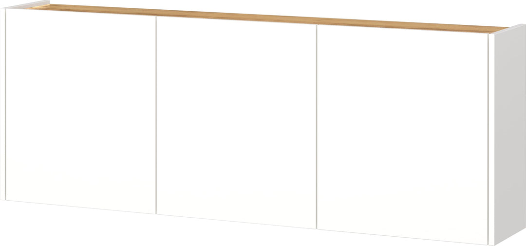 Germania Schuhschrank 1345-513 GW-Libbiano, in Weiss/Navarra-Eiche-Nb., mit geringer Tiefe, 138 x 52