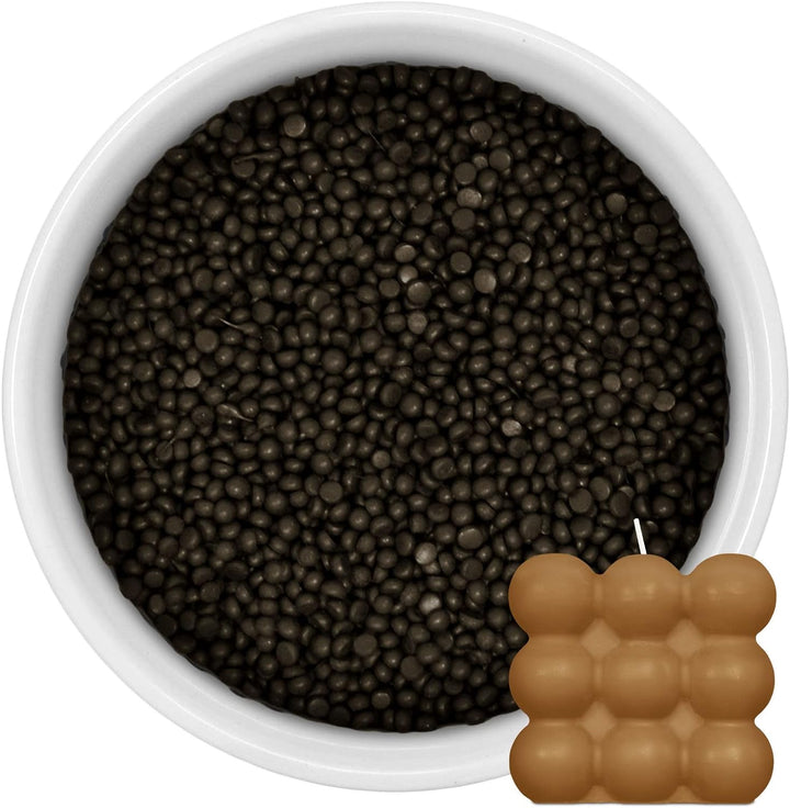 100 g Wachsfarbe braun zum Durchfärben, 100 g Kerzenfarbe für bis zu 100 kg Wachs, Made in Germany,