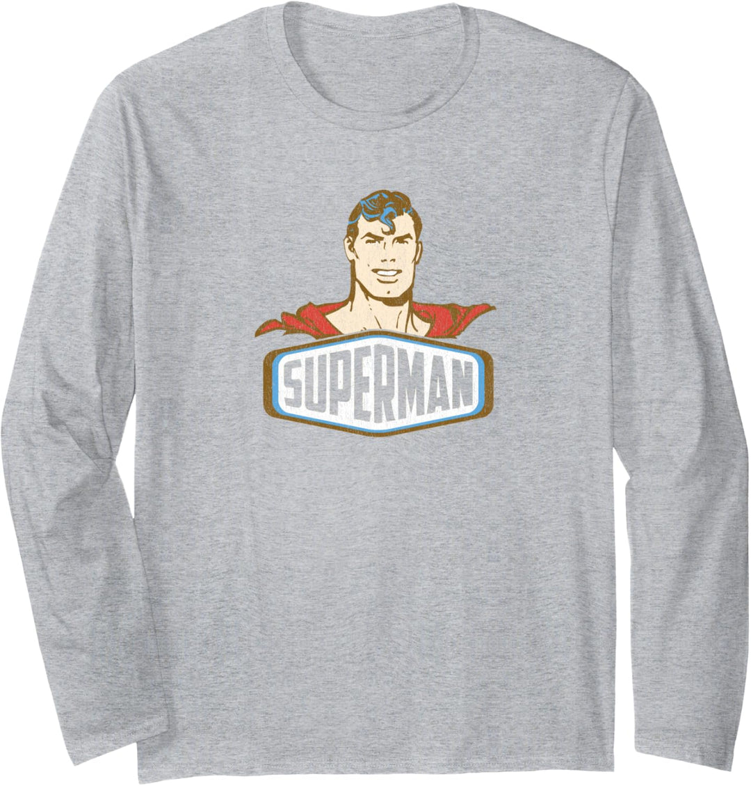 Superman Sign Langarmshirt