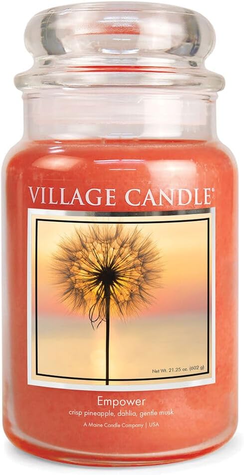 Village Candle Empower Duftkerze im Glas, Limited Edition