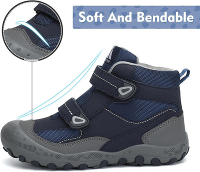Mishansha Kinder Wanderschuhe Trekking Wanderstiefel Outdoor Trekkingschuhe 26 EU Signalblau, 26 EU