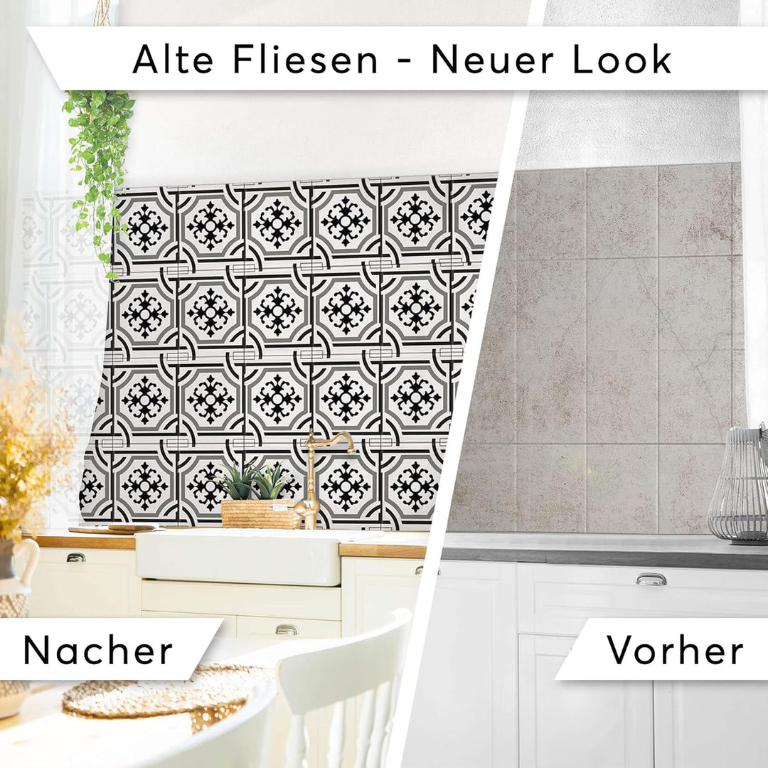 CREATISTO Mosaik-Fliesen Fliesensticker Fliesenfolie - Stylische Sticker Aufkleber für Fliesen I Sti