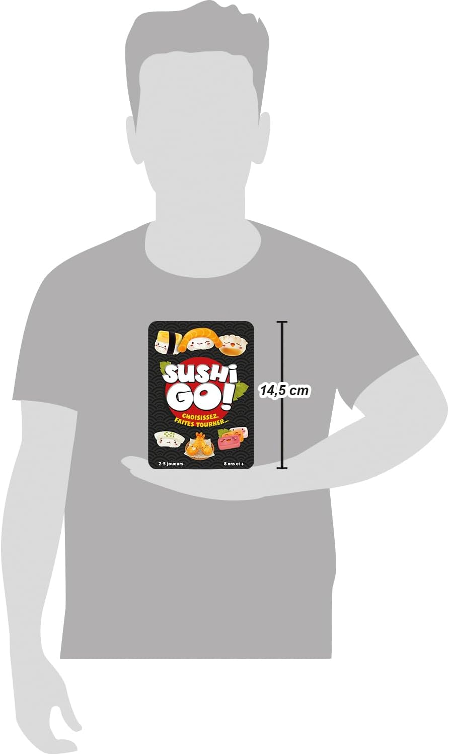 Asmodee - Sushi GO! - Gourmand Kartenspiel für Kinder ab 8 Jahren - Gesellschaftsspiel und Stimmungs