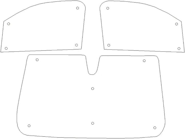 Covprotec Thermomatten-Set für Opel Vivaro (2019-Date) Frontset Ideal alle Jahreszeiten geeignet, TB