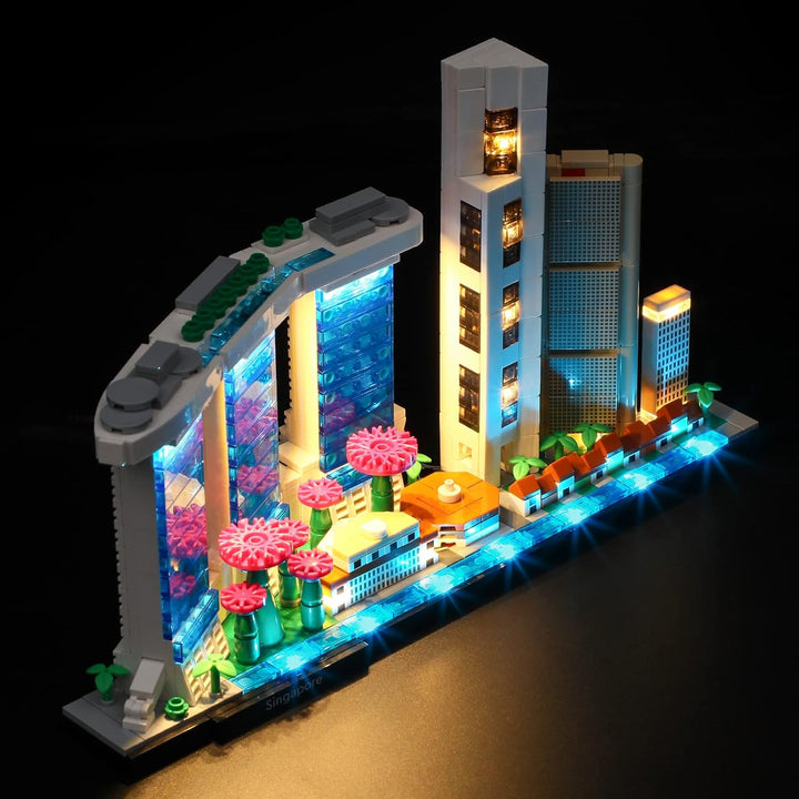 LIGHTAILING Licht-Set Für Lego 21057 Architecture Singapore Bausteinen Modell - Modell Set Nicht Ent