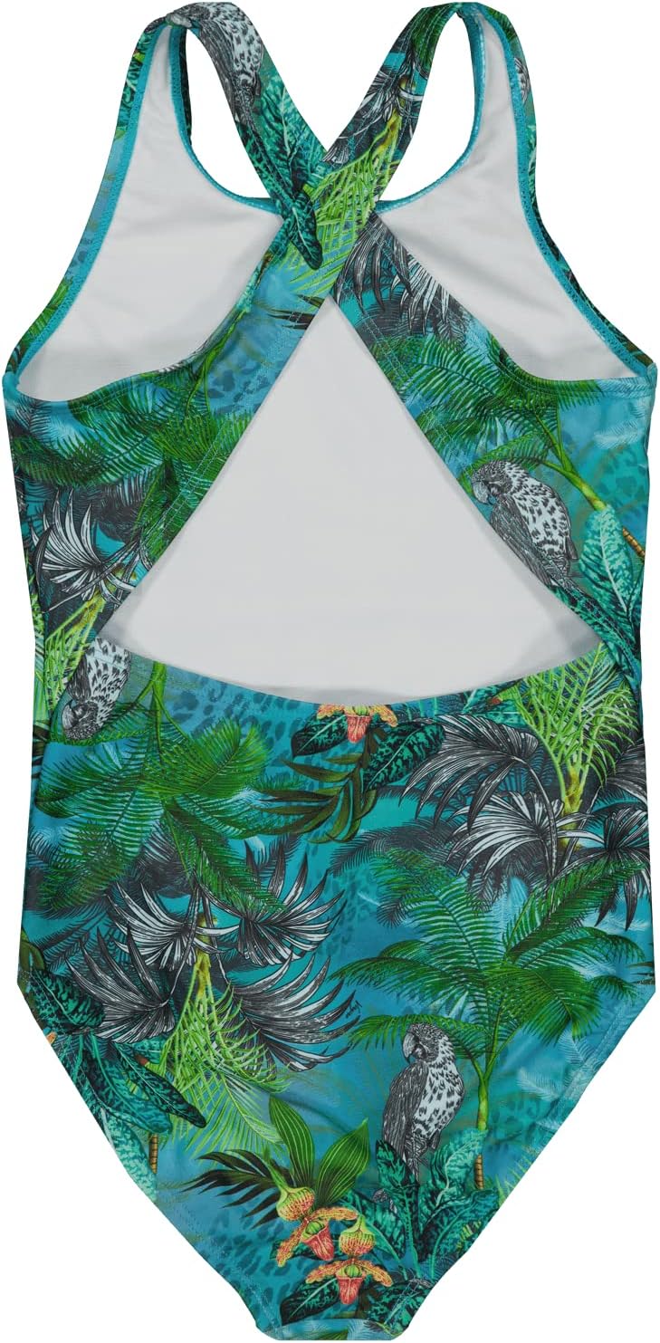 Vingino Mädchen Zorrine One Piece Swimsuit 92 Pasific Aqua, 92 Pasific Aqua