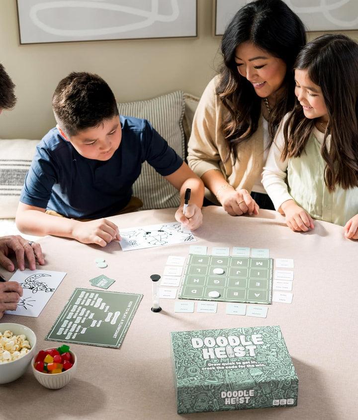 The Quick Drawing and Deduction Family Party Game for Kids, Tweens, Teens, College Students, Adults