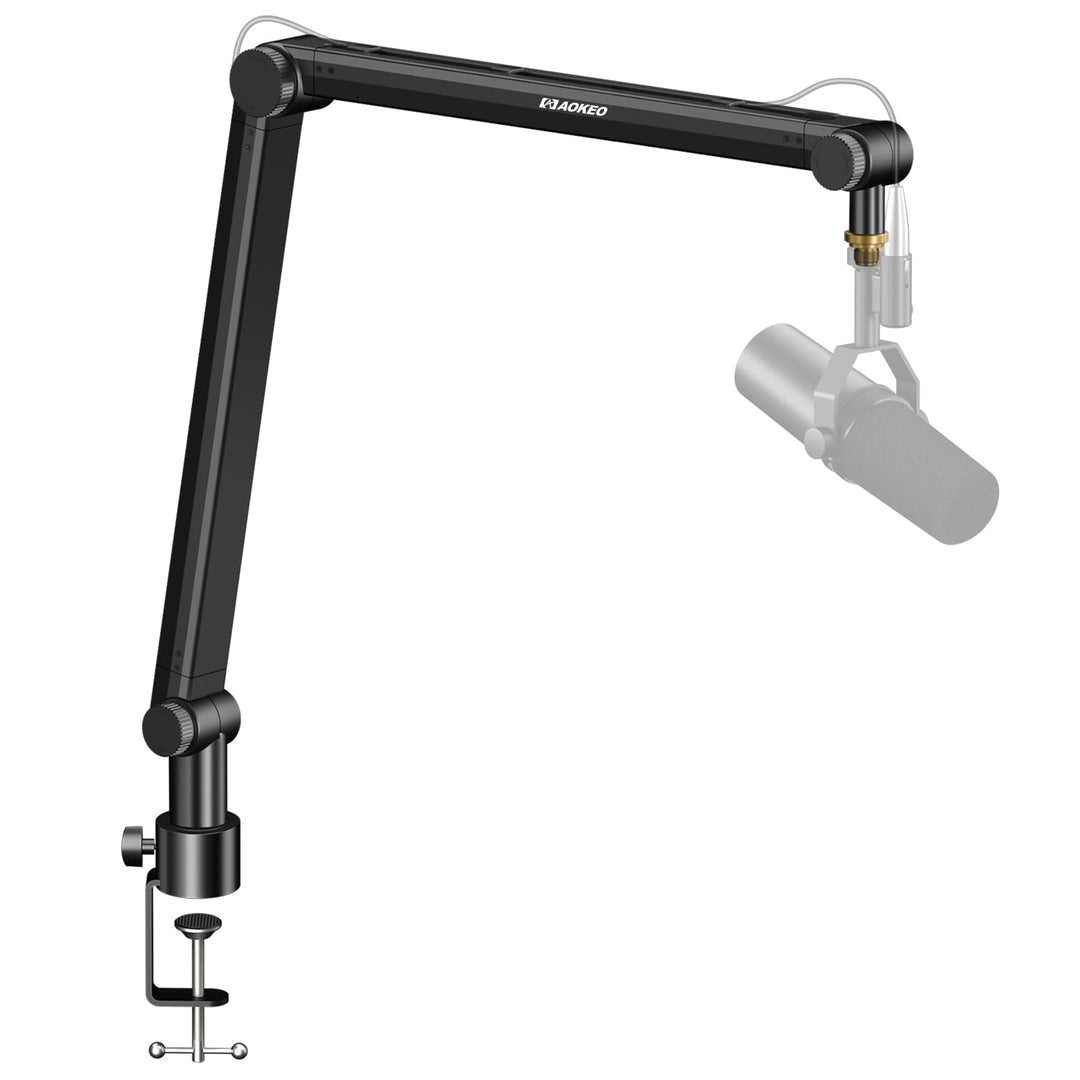 Mikrofon Arm,Aokeo AK-48 Mikrofon Ständer Arm für Shure SM7B,Blue Yeti,Blue Snowball,HyperX QuadCast