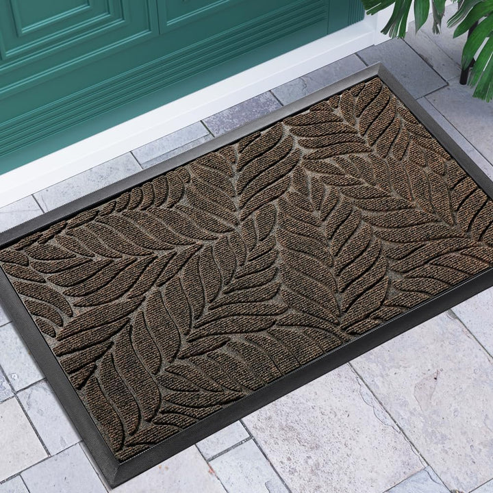 Yimobra Schmutzfangmatte waschbar, 75 x 43 cm, rutschfeste Sauberlaufmatte für draussen – Premium Fu