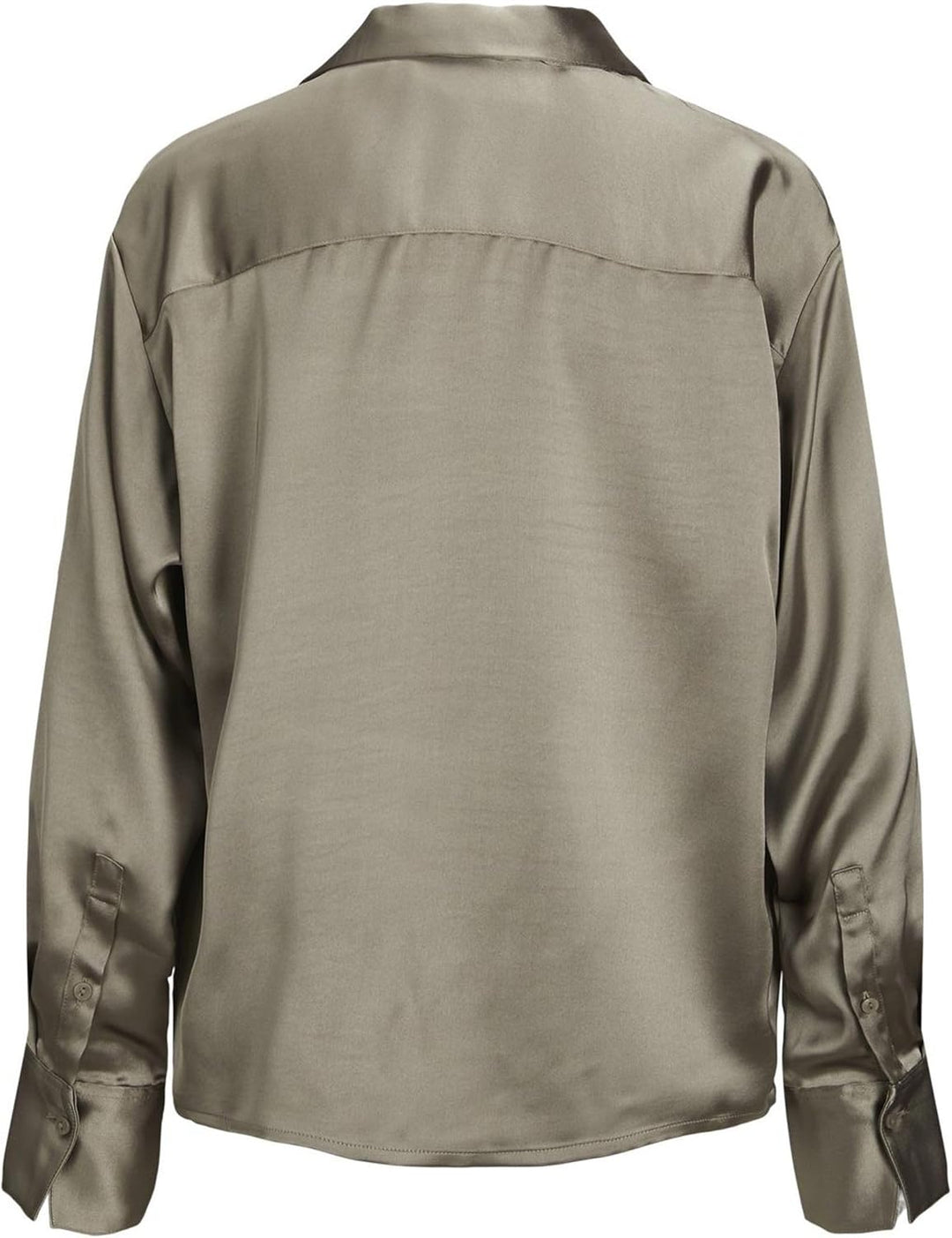JACK & JONES Damen Jjxx Jxeva Ls Comfort Satin Shirt Noos Bluse XS Brindle, XS Brindle